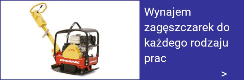 Zagęszczarki na wynajem